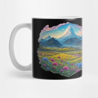 Dahlia Vintage Minimalist Flora Art Deco Mug